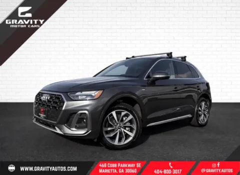 Gray 2022 Audi Q5 45 S line Premium for sale in Marietta, GA