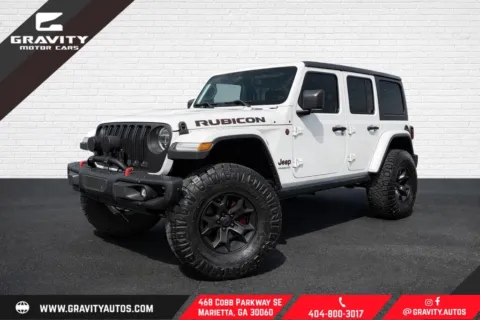 White 2020 Jeep Wrangler Unlimited Rubicon for sale in Marietta, GA