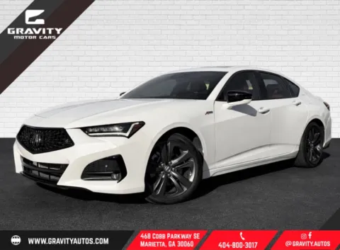 White 2022 Acura TLX A-Spec Package for sale in Marietta, GA