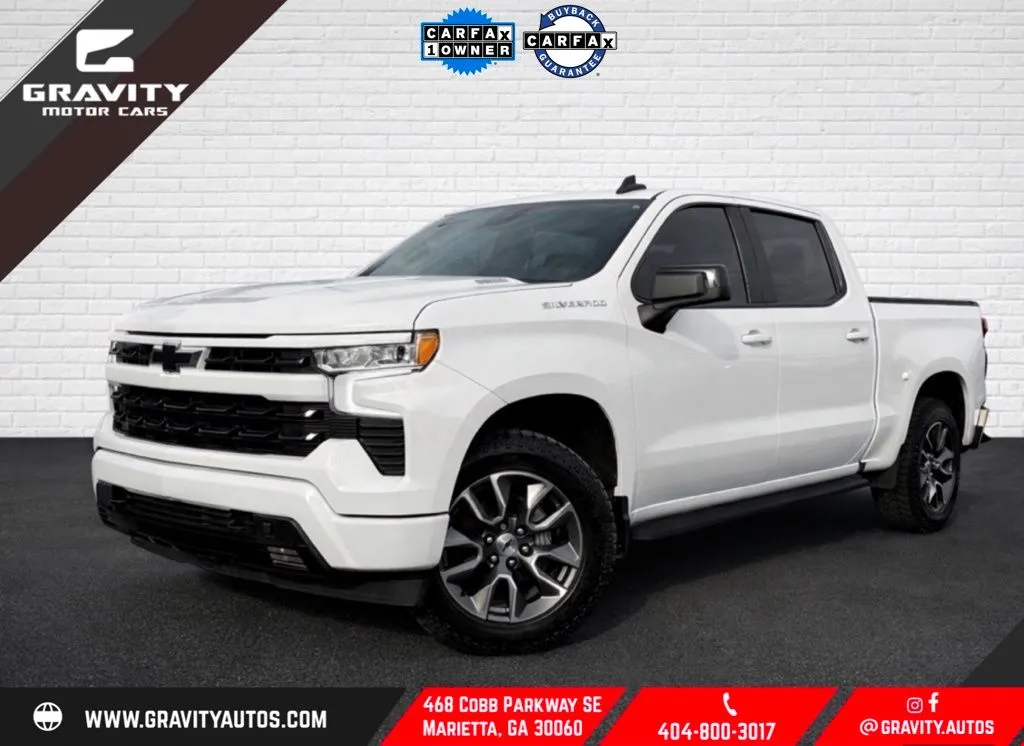 White 2022 Chevrolet Silverado 1500 RST for sale in Marietta, GA