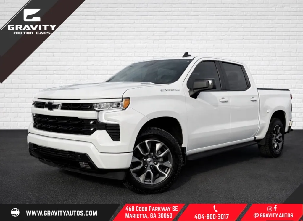 White 2022 Chevrolet Silverado 1500 RST for sale in Marietta, GA