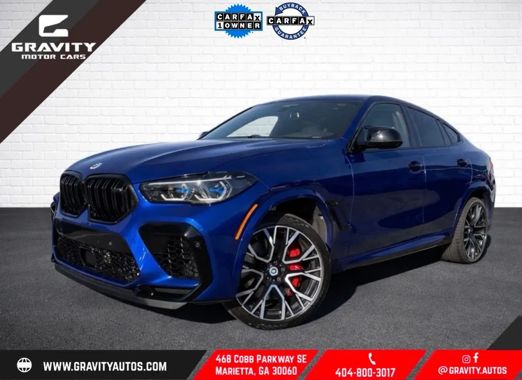 Blue 2023 BMW X6 M for sale in Marietta, GA