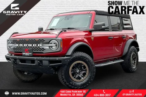 Red 2021 Ford Bronco Badlands for sale in Marietta, GA