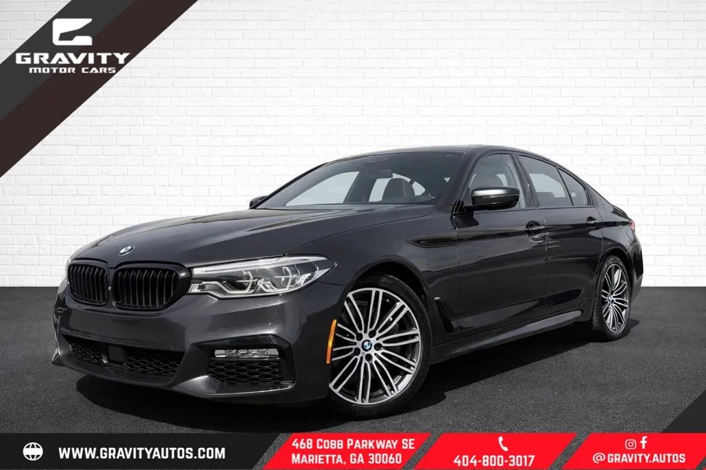 Gray 2017 BMW 5 Series 540i xDrive for sale in Marietta, GA