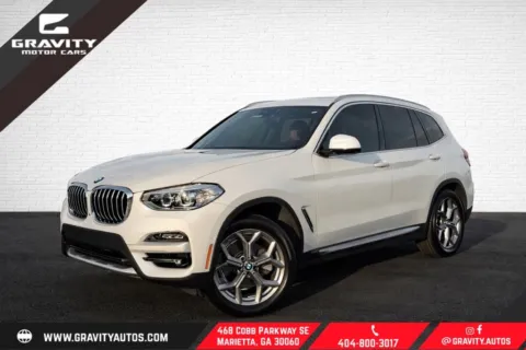 White 2021 BMW X3 sDrive30i for sale in Marietta, GA