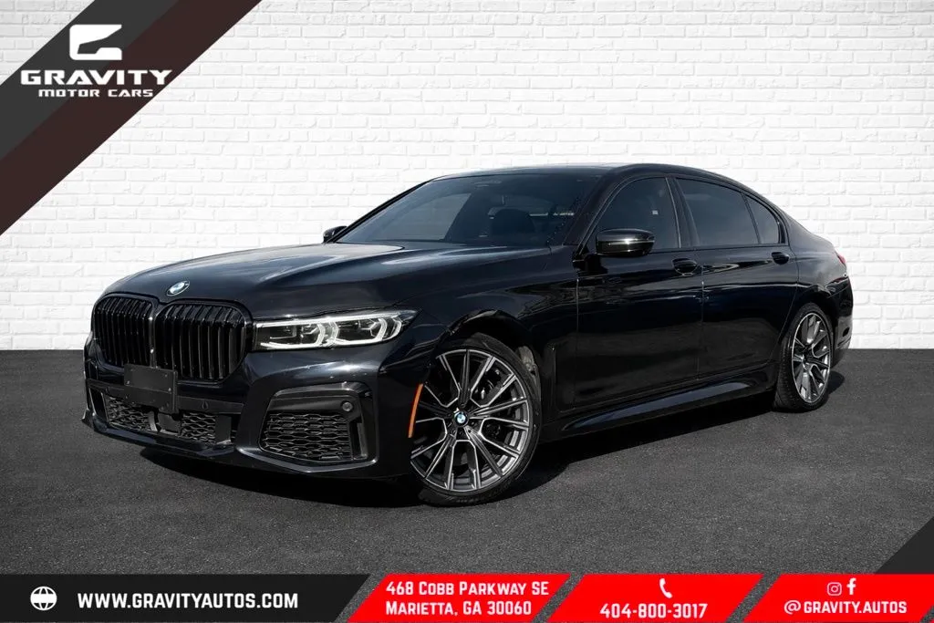 Black 2022 BMW 7 Series 740i for sale in Marietta, GA