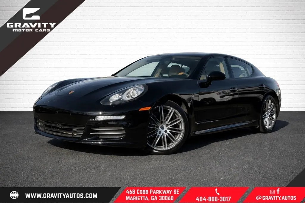 Black 2016 Porsche Panamera 4 for sale in Marietta, GA