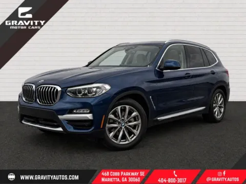 Blue 2019 BMW X3 sDrive30i for sale in Marietta, GA