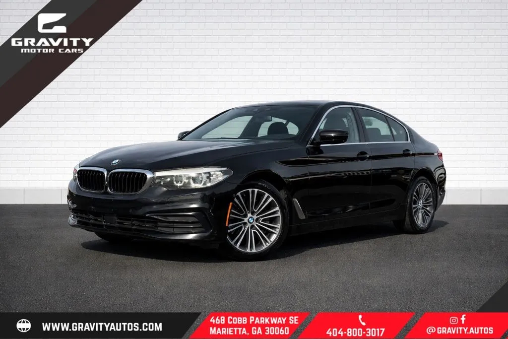 Black 2019 BMW 5 Series 540i for sale in Marietta, GA