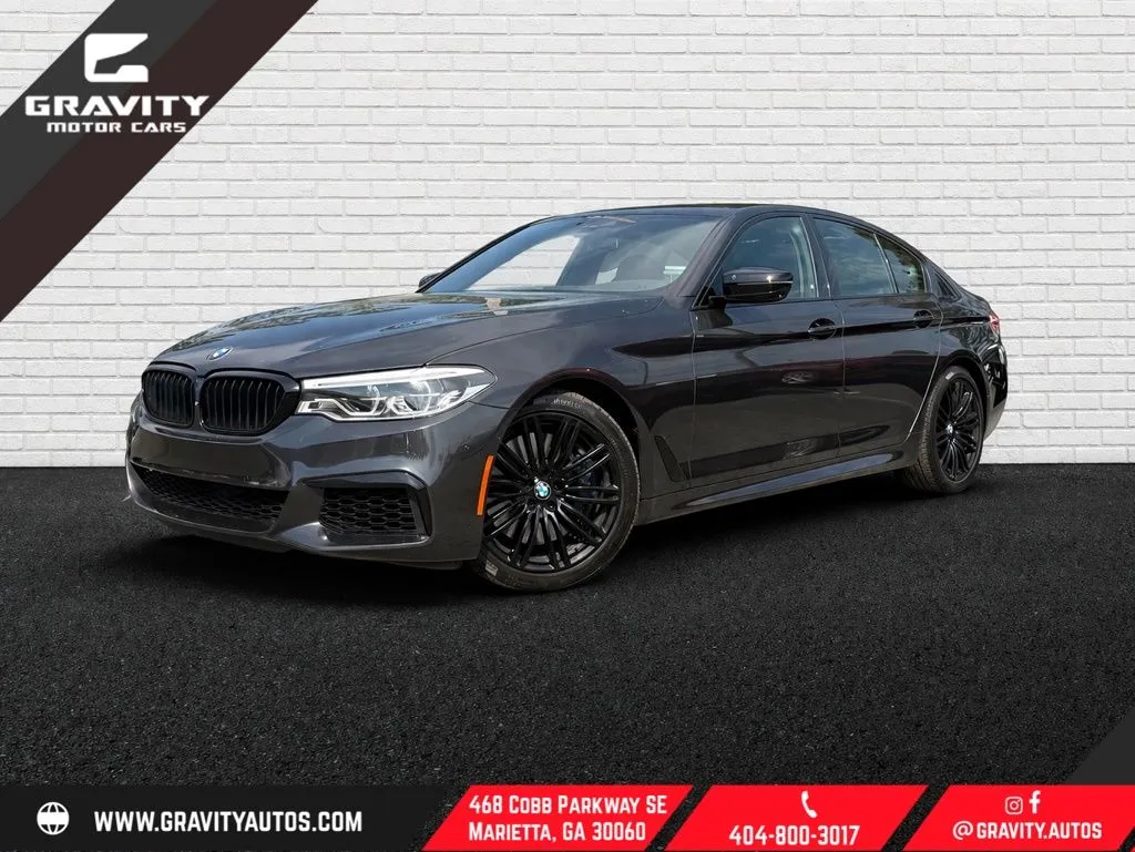 Gray 2019 BMW 5 Series M550i xDrive for sale in Marietta, GA
