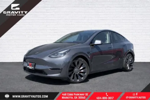 Silver 2021 Tesla Model Y Performance for sale in Marietta, GA
