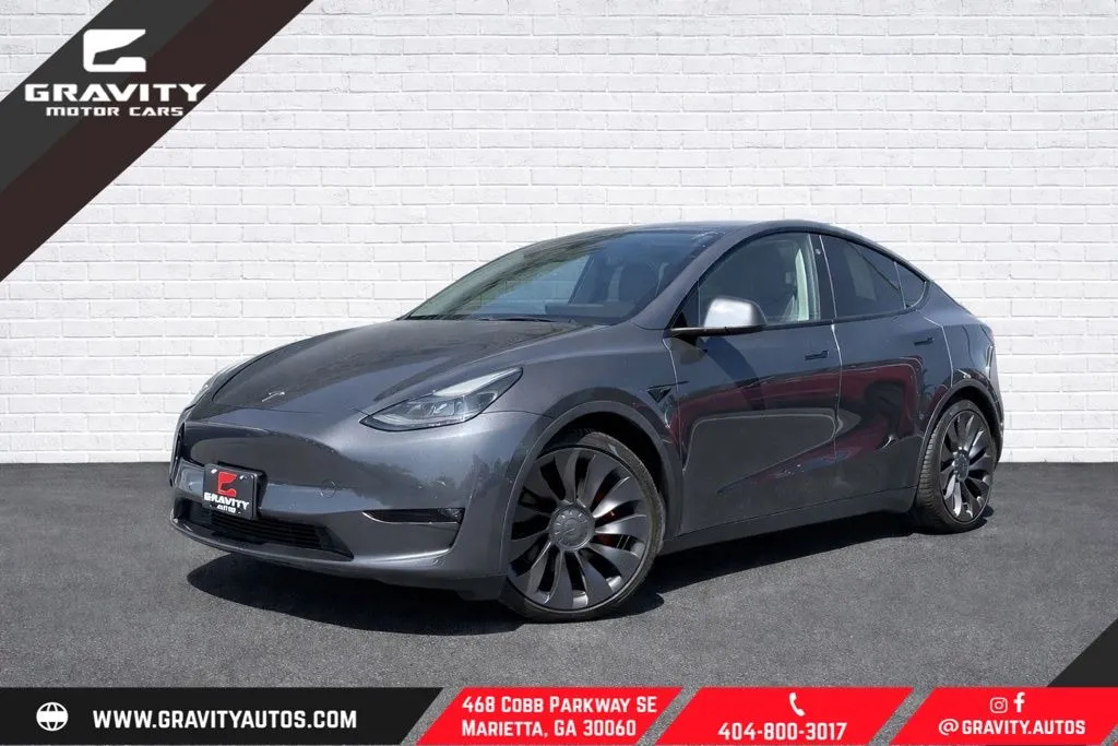 Silver 2021 Tesla Model Y Performance for sale in Marietta, GA