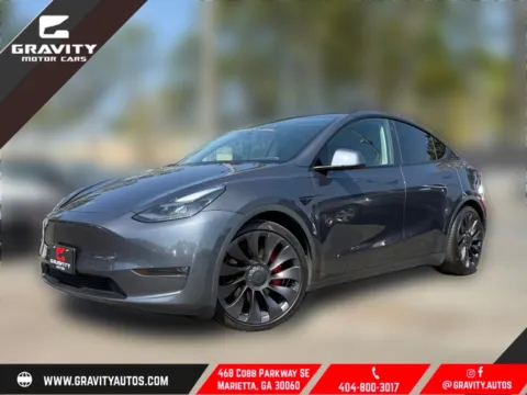 Silver 2021 Tesla Model Y Performance for sale in Marietta, GA