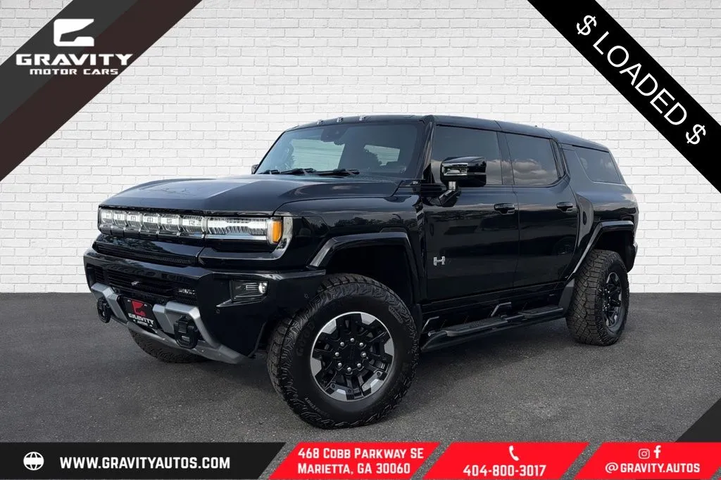 Black 2025 GMC Hummer EV SUV 2X for sale in Marietta, GA