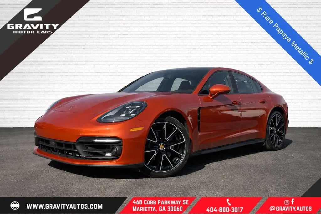 Orange 2023 Porsche Panamera 4 for sale in Marietta, GA