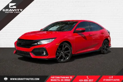Red 2017 Honda Civic Sport Touring for sale in Marietta, GA