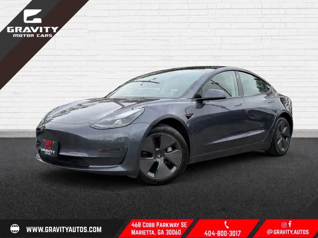 Blue 2023 Tesla Model 3 for sale in Marietta, GA