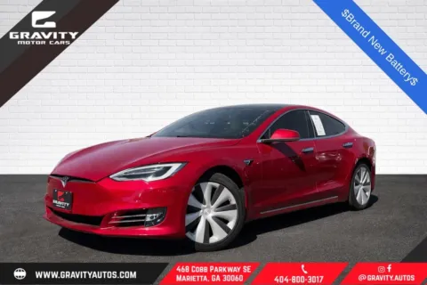 Red 2021 Tesla Model S Long Range for sale in Marietta, GA