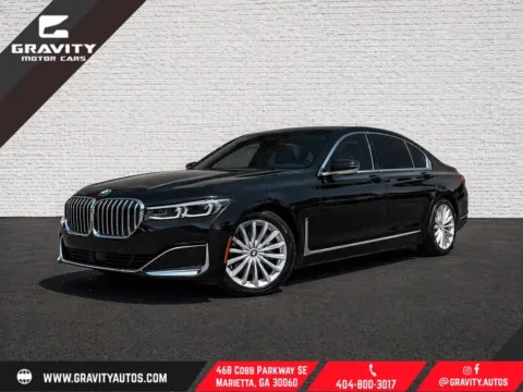 Black 2021 BMW 7 Series 740i for sale in Marietta, GA