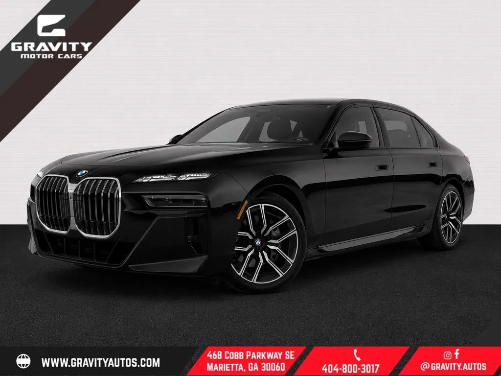 Black 2023 BMW 7 Series 740i for sale in Marietta, GA
