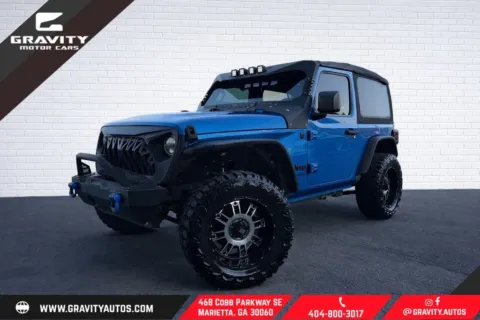 Blue 2021 Jeep Wrangler Sport for sale in Marietta, GA