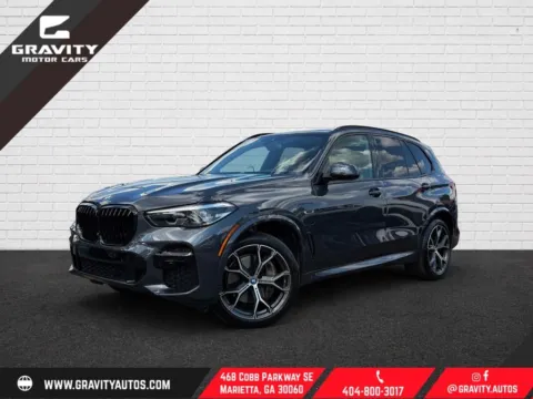 Gray 2022 BMW X5 xDrive45e for sale in Marietta, GA