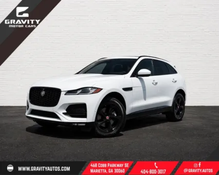 White 2021 Jaguar F-PACE P250 S for sale in Marietta, GA