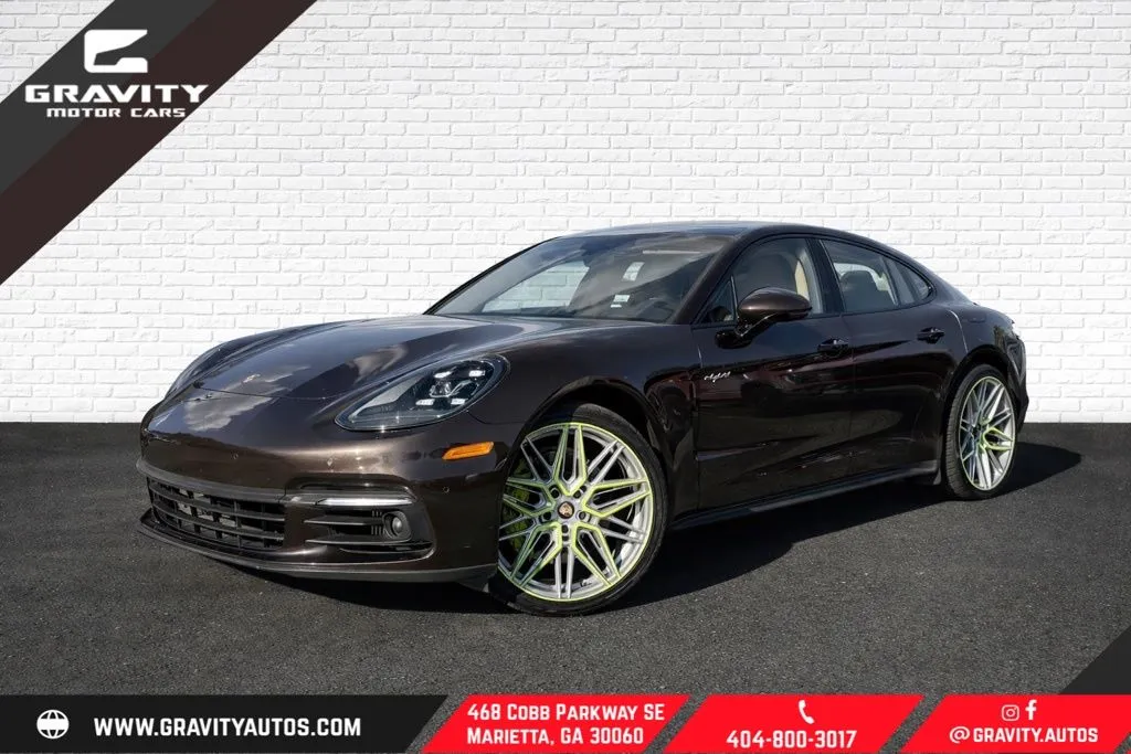 Gray 2018 Porsche Panamera E-Hybrid 4 for sale in Marietta, GA