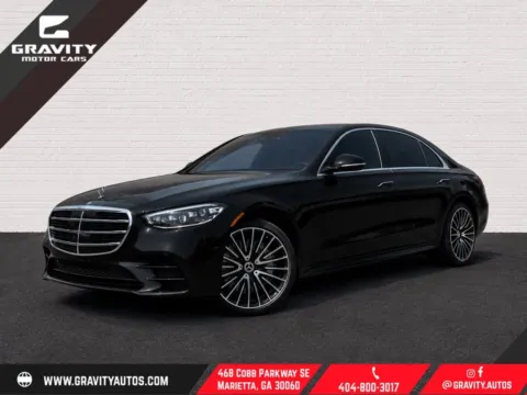 Black 2021 Mercedes-Benz S-Class S 580 for sale in Marietta, GA