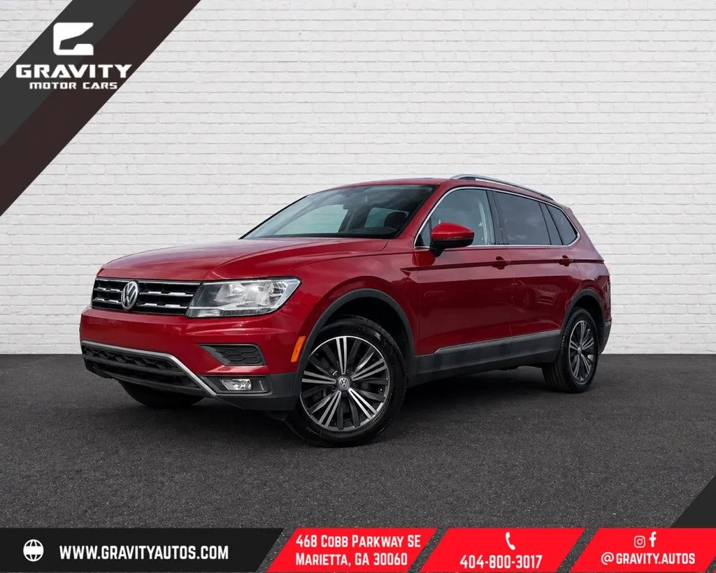 Red 2018 Volkswagen Tiguan 2.0T SEL for sale in Marietta, GA