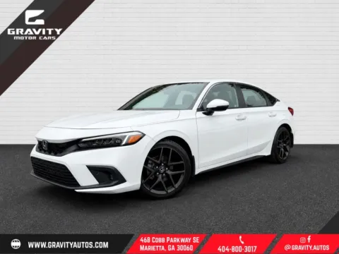 White 2023 Honda Civic Sport Touring for sale in Marietta, GA