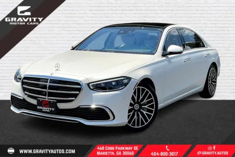 White 2023 Mercedes-Benz S-Class S 580 for sale in Marietta, GA