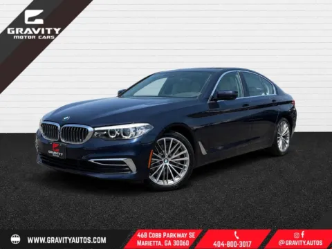 Blue 2020 BMW 5 Series 530i xDrive for sale in Marietta, GA