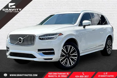 White 2023 Volvo XC90 Recharge Plug-In Hybrid T8 Plus 6 Passenger for sale in Marietta, GA
