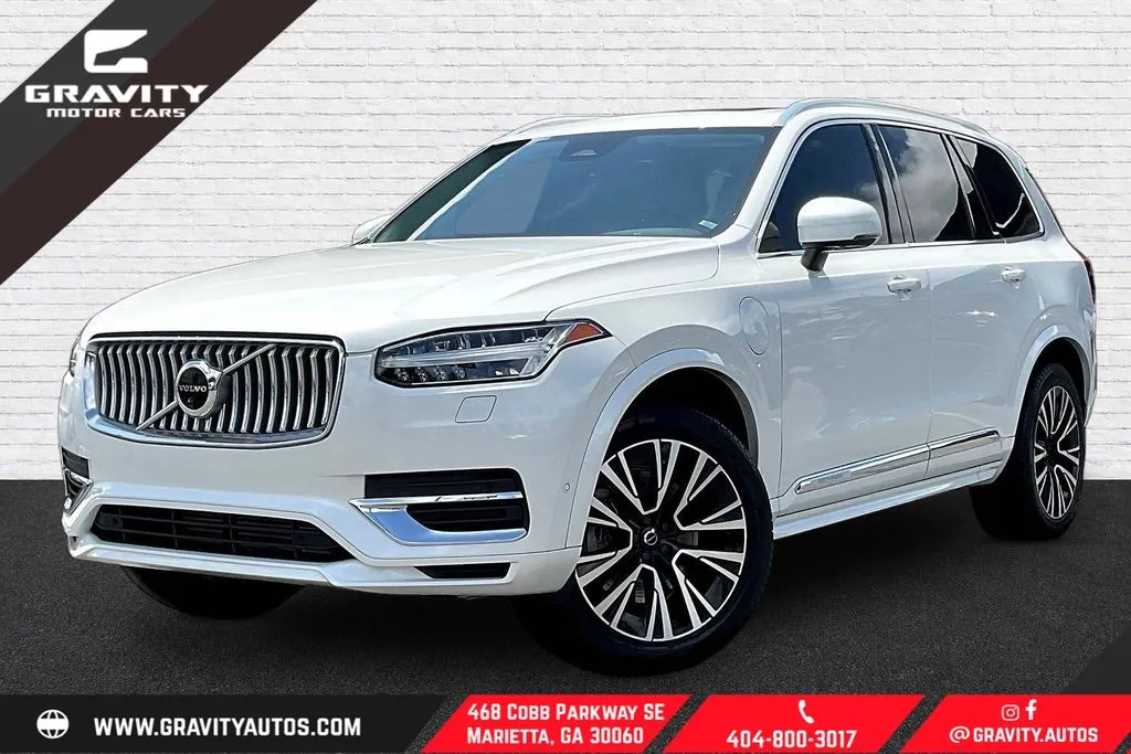 White 2023 Volvo XC90 Recharge Plug-In Hybrid T8 Plus 6 Passenger for sale in Marietta, GA