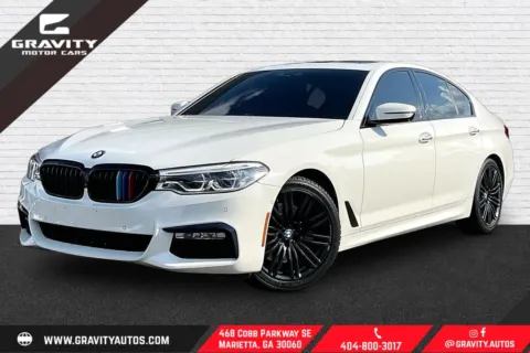 White 2018 BMW 5 Series 530i xDrive for sale in Marietta, GA