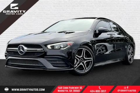 Black 2021 Mercedes-Benz CLA 35 AMG for sale in Marietta, GA