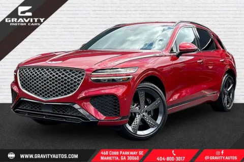 Red 2022 Genesis GV70 3.5T Sport for sale in Marietta, GA