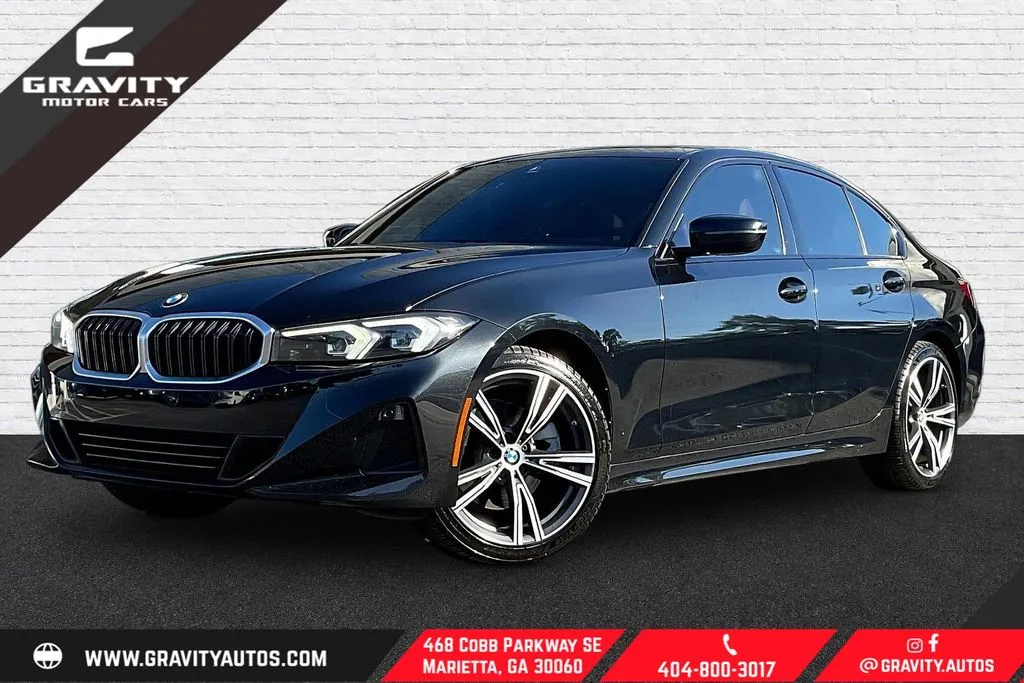 Black 2023 BMW 3 Series 330i xDrive for sale in Marietta, GA