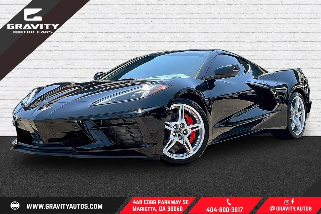 Black 2021 Chevrolet Corvette Stingray for sale in Marietta, GA