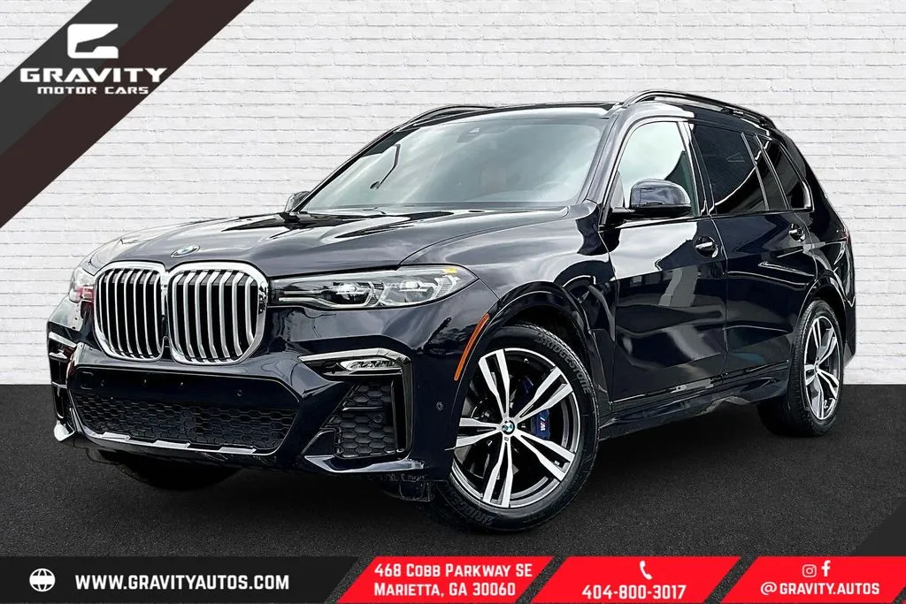 Black 2021 BMW X7 xDrive40i for sale in Marietta, GA