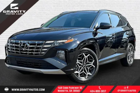 Black 2024 Hyundai Tucson Hybrid N Line for sale in Marietta, GA