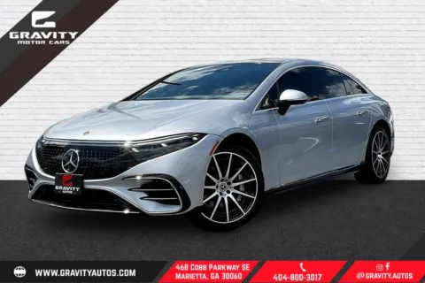 Silver 2023 Mercedes-Benz EQS 450 for sale in Marietta, GA