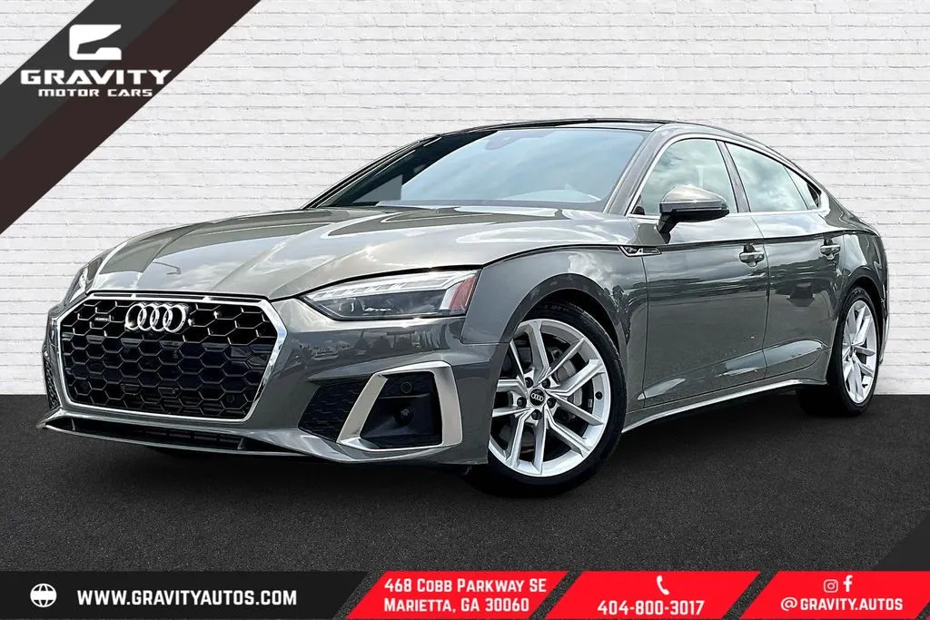 Black 2024 Audi A5 Sportback 45 S line Premium Plus for sale in Marietta, GA
