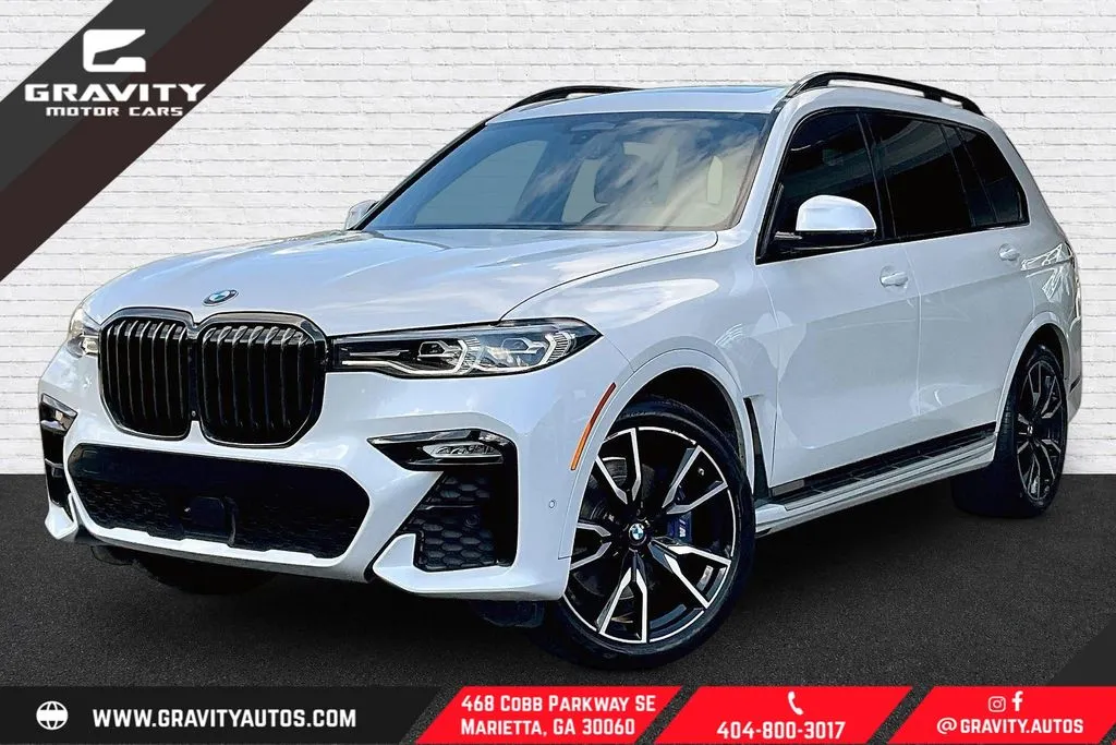 White 2022 BMW X7 xDrive40i for sale in Marietta, GA