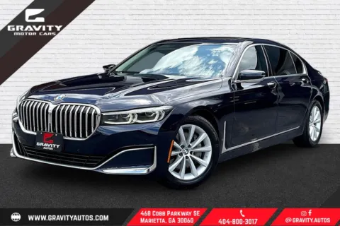 Blue 2020 BMW 7 Series 740i for sale in Marietta, GA