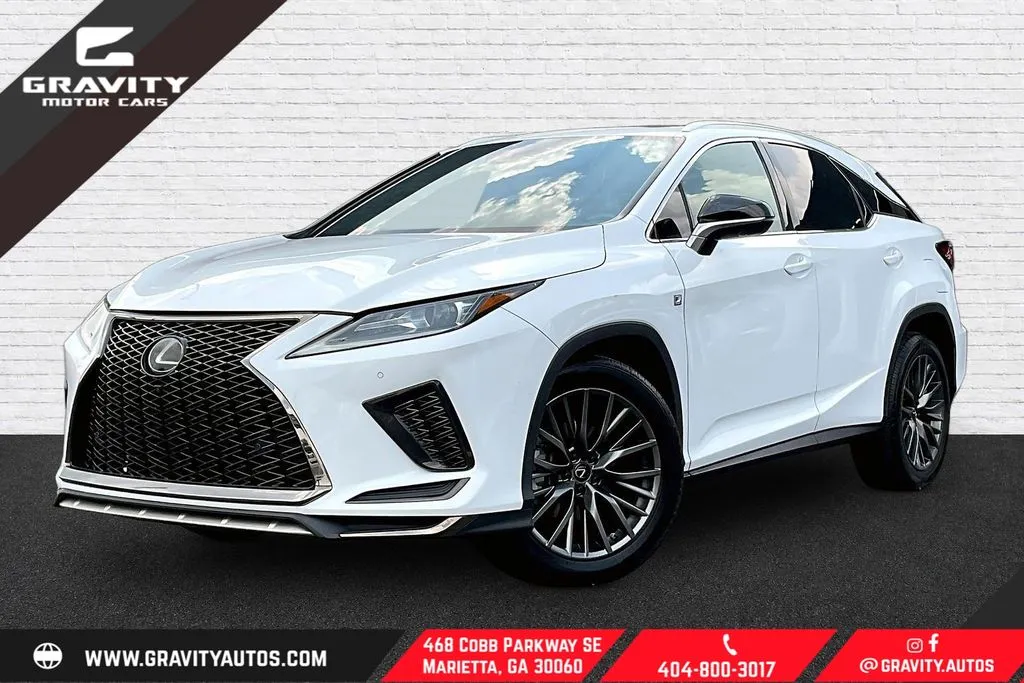 White 2021 Lexus RX 350 F Sport Handling for sale in Marietta, GA
