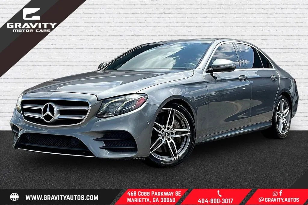Gray 2017 Mercedes-Benz E-Class E 300 for sale in Marietta, GA