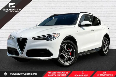 White 2022 Alfa Romeo Stelvio Ti for sale in Marietta, GA