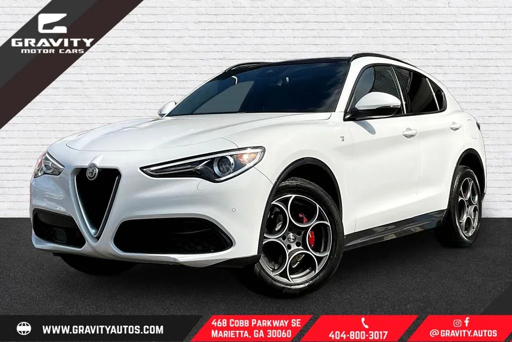 White 2022 Alfa Romeo Stelvio Ti for sale in Marietta, GA